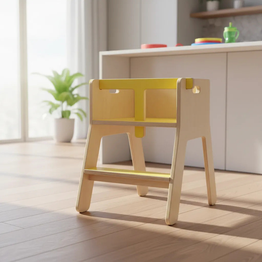 Silla Para Bebe de Madera